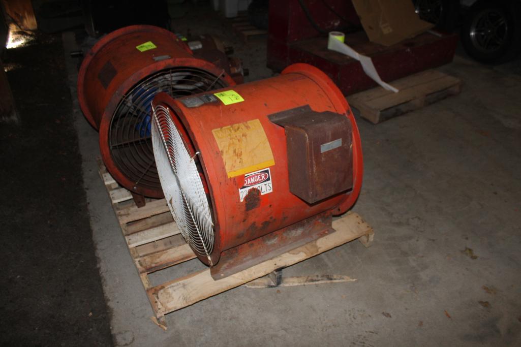 CALDWELL 24" AERATION FAN, 5 HP, 3 PHASE