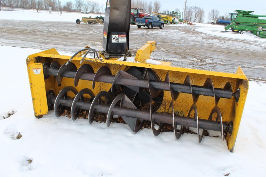 ERSKINE 8' DOUBLE AUGER SNOWBLOWER, 3PT, MODEL 960R, 540 PTO, HYD SPOUT