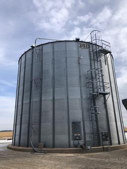 GSI GRAIN BIN, 48 FT DIAMETER, 10 RING,