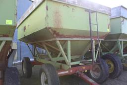 Parker Approx 300 Bushel Gravity Box, MN 10 Ton Gear, 9.00-20's