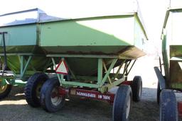 Parker Approx 300 Bushel Gravity Box, MN 10 Ton Gear, 9.00-20's