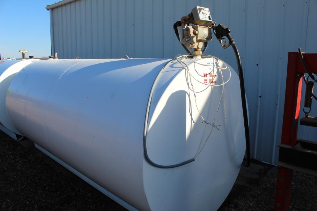 2000 Gallon Fuel Barrels, Fill-Rite 35 GPM Pump