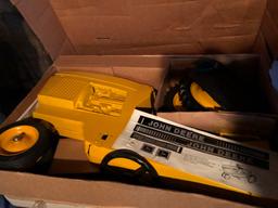 JOHN DEERE PEDAL TRACTOR INDUSTRIAL TRACTOR NEW IN BOX NEVER ASSEMBLED, HARD TO FIND