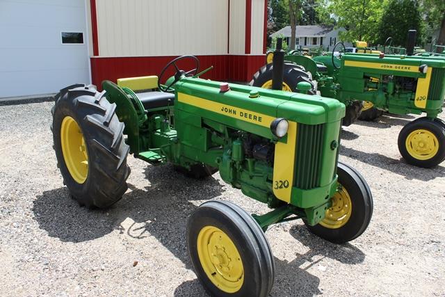 1958 John Deere 320U Tractor, WF, 14.9-24 Near New Rears on Cast, PTO,