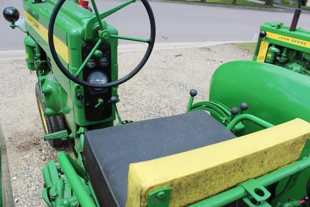 1957 John Deere 420T Tractor, NF, 14.9-28 Near New Tires on Power Adj Steel