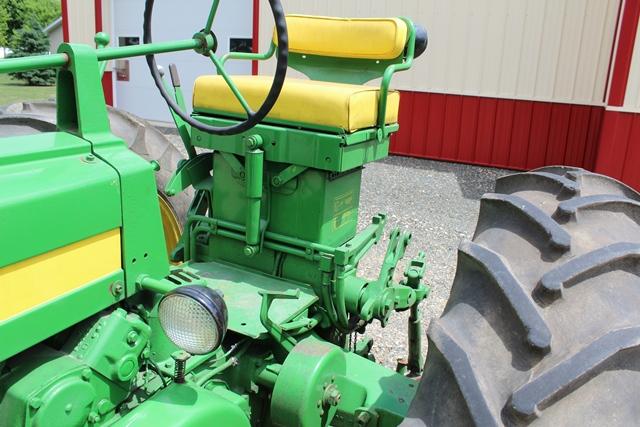 1957 John Deere 520 Tractor, NF, Roll-O-Matic, 13.9-36 Rears, Custom PowrTroll