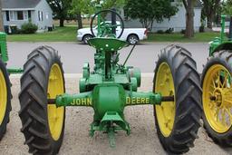 1937 John Deere GP A Tractor, NF, 11.2-38 Rears on Cast, PTO, SN- 452122