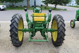 1950 John Deere MT Tractor, NF, 11.2-34 Rears on Steel, Fenders, PTO, Rocks