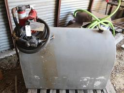 Approx 125 Gal Pickup Diesel Barrel, Fill-Rite 20 GPM Pump, Auto Nozzle