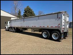 2013 40' Timpte Super Hopper Grain Trailer, 40' x 96" x 66", Spring Ride,