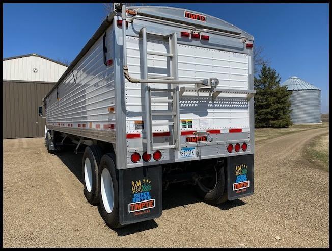 2013 40' Timpte Super Hopper Grain Trailer, 40' x 96" x 66", Spring Ride,