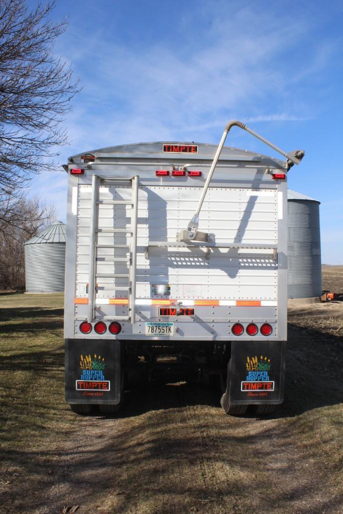 2013 40' Timpte Super Hopper Grain Trailer, 40' x 96" x 66", Spring Ride,