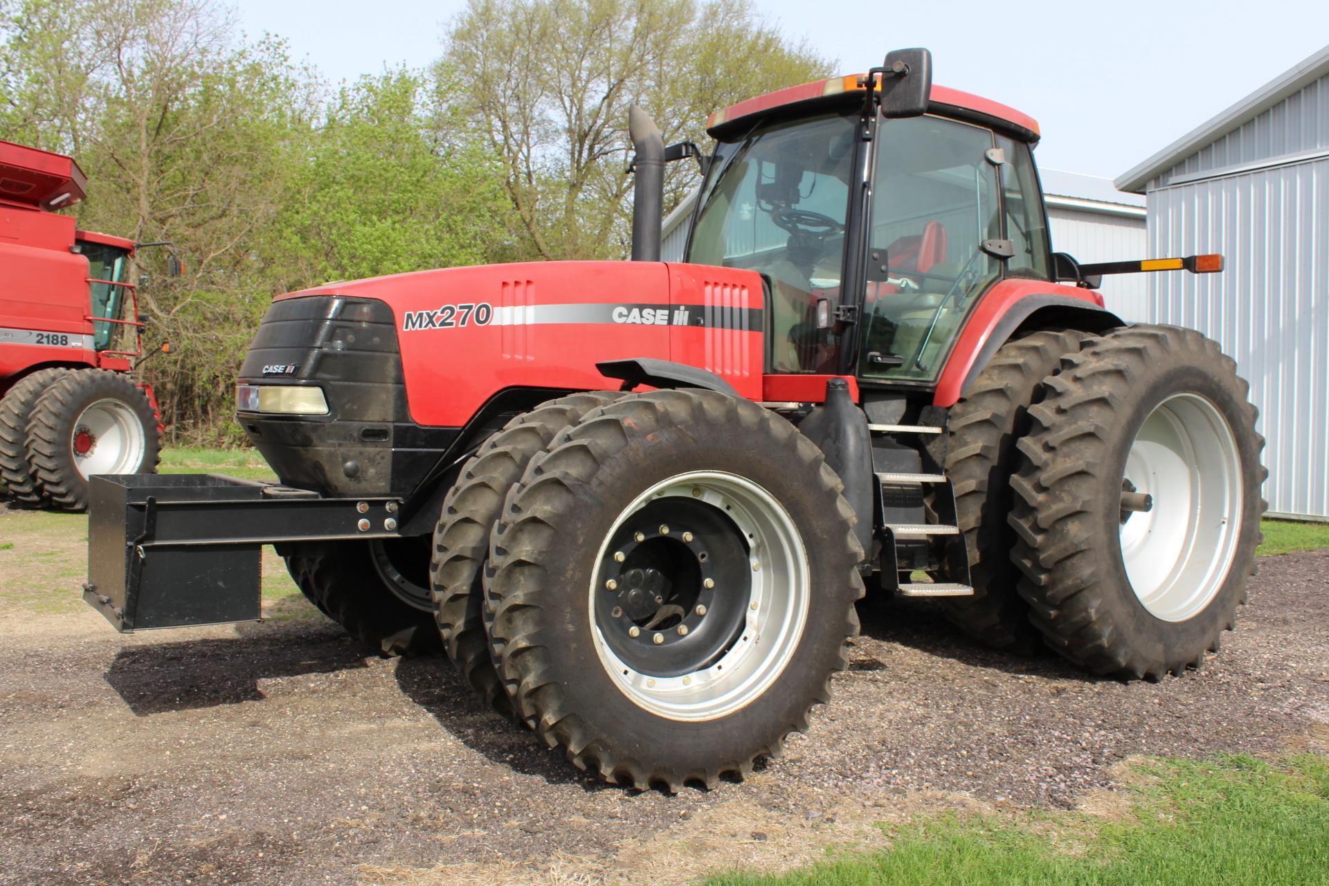 2002 CaseIH MX270 MFWD Tractor, 18.4R46 Rear Duals, 380/85R34 Front Duals,