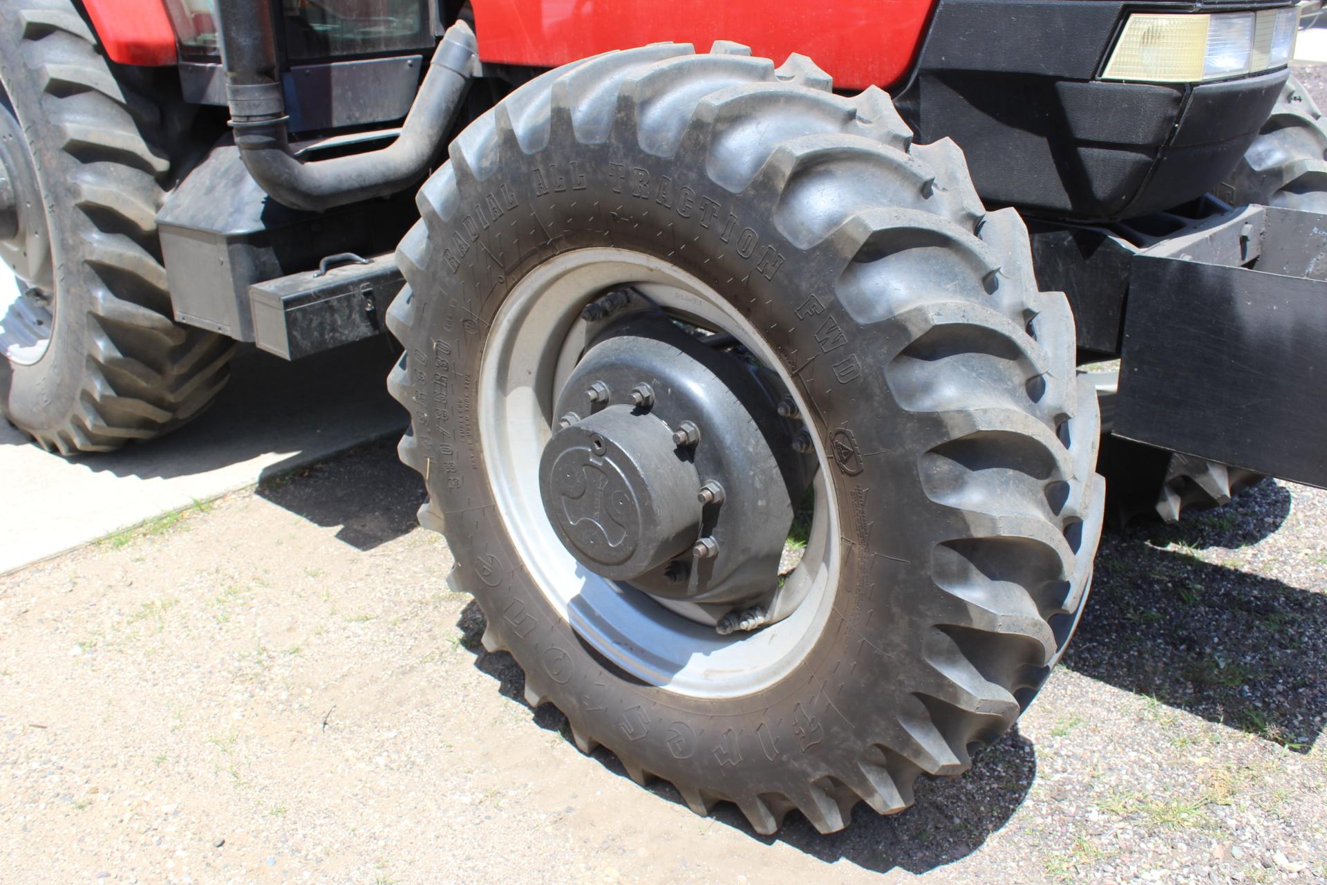 2002 CaseIH MX170 MFWD Tractor, 4X4 Trans, LH Rev, Foot Throttle,