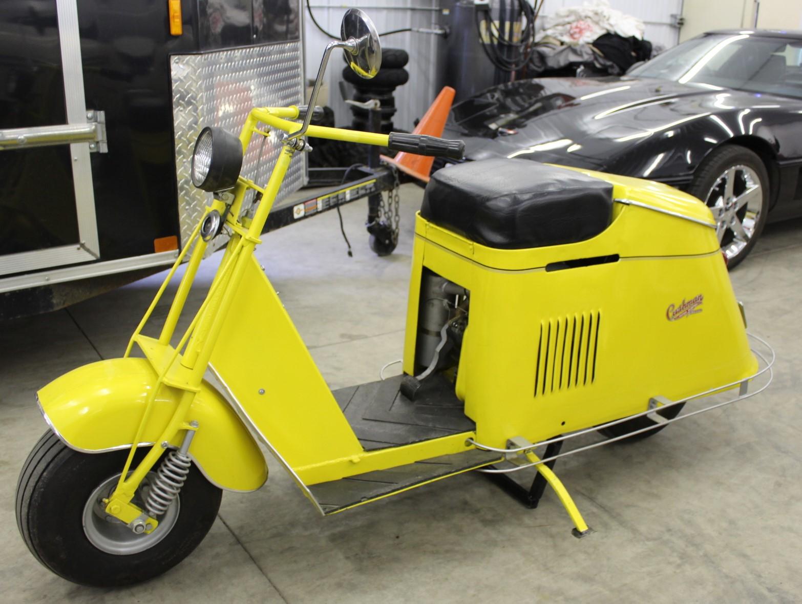 ***1947 Cushman Step Thru Scooter, 4 Cyl Husky, Does Not Have Electric Start,