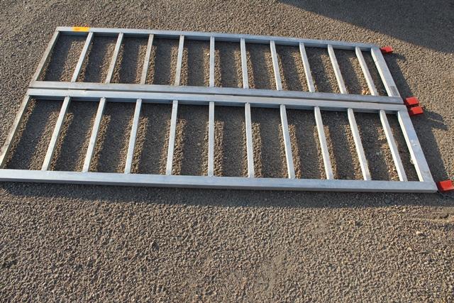 Aluminum Folding ATV Ramps, 45"x7', 1000# Cap, Tax No Exemption, Located 52