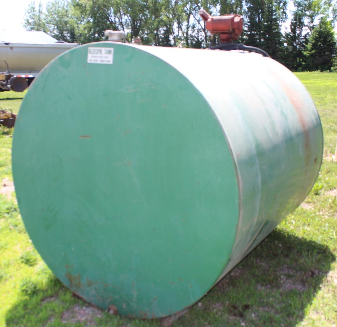 1000 Gallon Fuel Tank, Fill-Rite Pump, Tax No Exemption, Located At 3 Ash Ave Bird Island, MN 55310