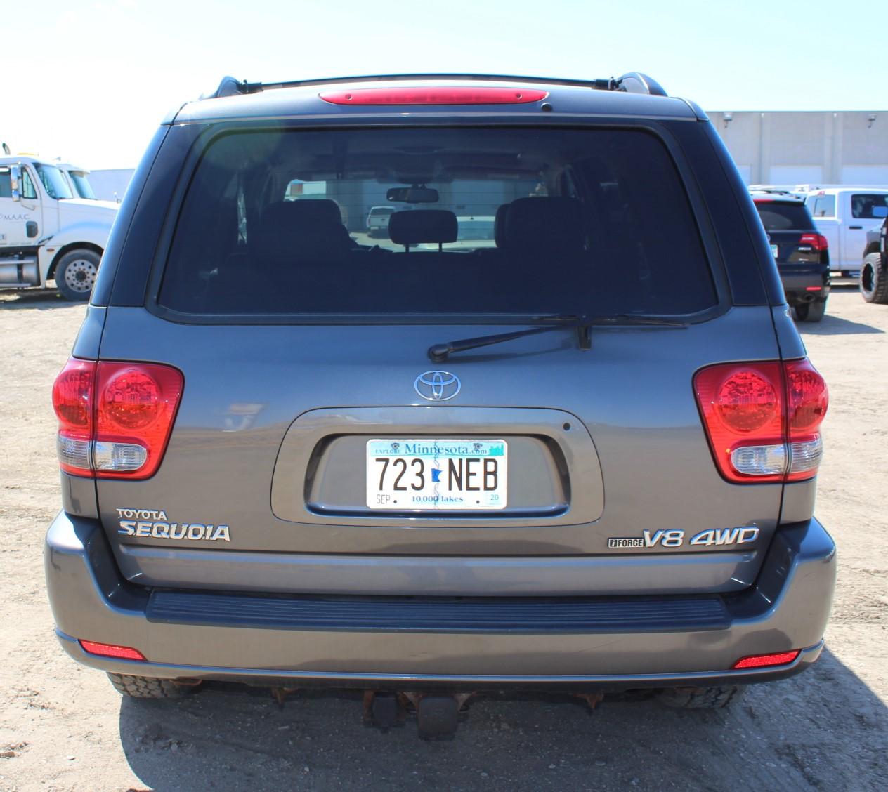 2007 Toyota Sequoia SR5 4x4, iForce 4.7L V8, Auto Trans, Leather Bucket Front Seats,