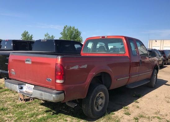 1999 Ford F-350 1 Ton Pickup, Ext. Cab, 8' Box, 4x4, Power Stroke V-8 Diesel, Auto,