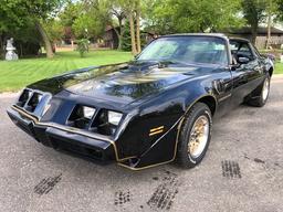 **1979 PONTIAC TRANS AM, BLACK COLOR, GOLD PIN