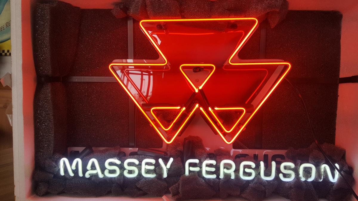 NEW MASSEY FERGUSON NEON SIGN, NO SHIPPING
