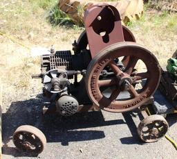 New-Way Motor Co. 3HP Horizontal Gas Engine, Air Cooled