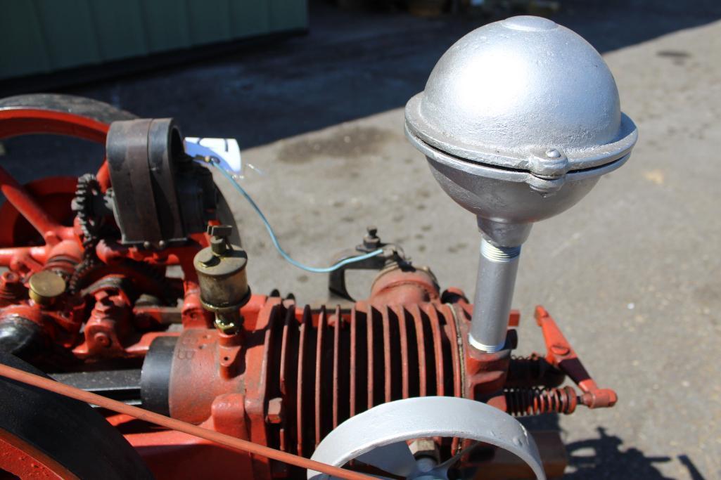 The Iowa Line "Associated Mfg" 2HP Horizontal Gas Engine, Air Cooled with Mag and Oiler