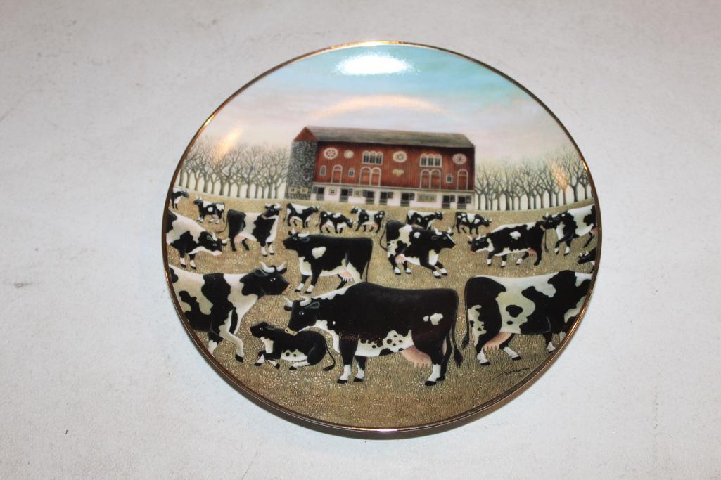 (12) Franklin Mint American Folk Art Collection plates, all different numbers