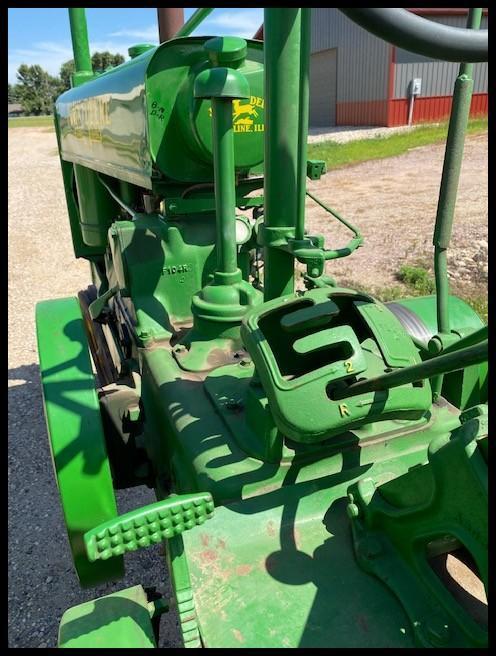 1938 JD G, NF, 13.6-38 Flat Spoke Rears, New Fronts on Round Spoke, Fenders, PTO, Rockshaft, Dual