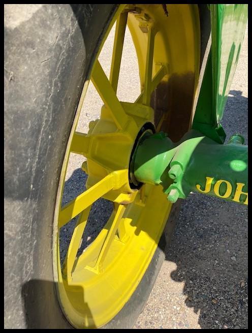 1938 JD G, NF, 13.6-38 Flat Spoke Rears, New Fronts on Round Spoke, Fenders, PTO, Rockshaft, Dual