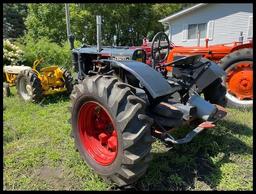 1934 Farmall F-20, Grey, 14.9-28 on Rear Flat Spoke Wheels, Round Spoke Fronts, Factory Flat Top