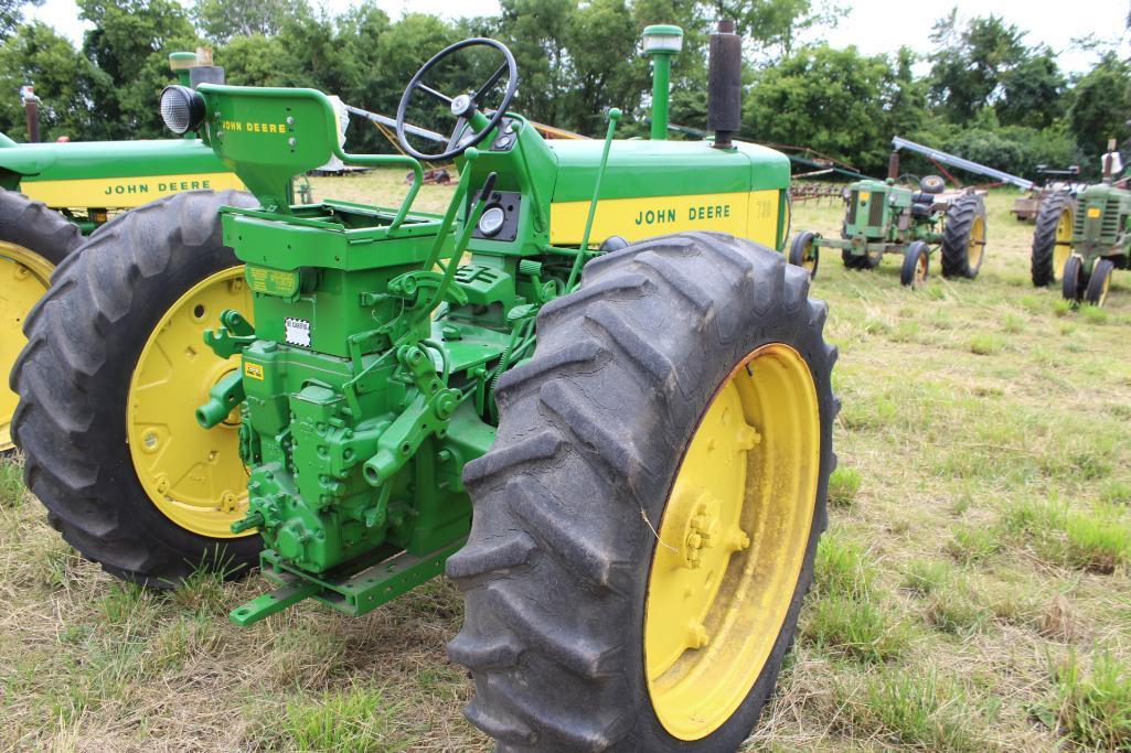 1958 JD 730, NF, Roll-O-Matic, Gas, 15.5-38 Rears, Rockshaft, PowrTrol, PTO, 1 Hyd, 4256 Hours