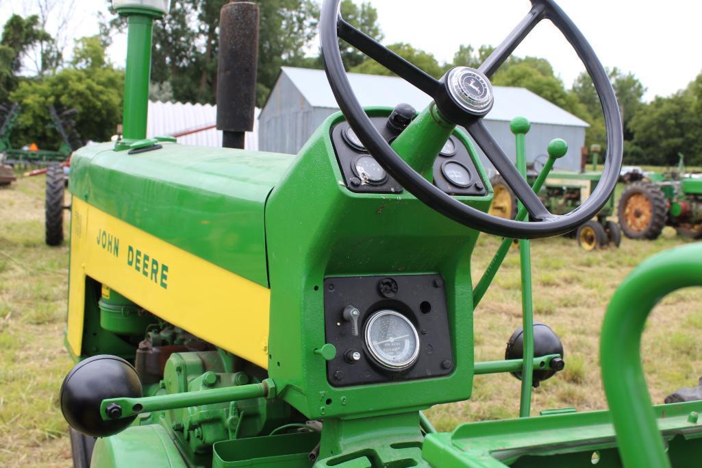 1958 JD 730, NF, Roll-O-Matic, Gas, 15.5-38 Rears, Rockshaft, PowrTrol, PTO, 1 Hyd, 4256 Hours