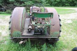 1947 JD D, 16.9-30 Rears, Electric Start, PTO, PowrTrol, All New Tires, SN- 172060