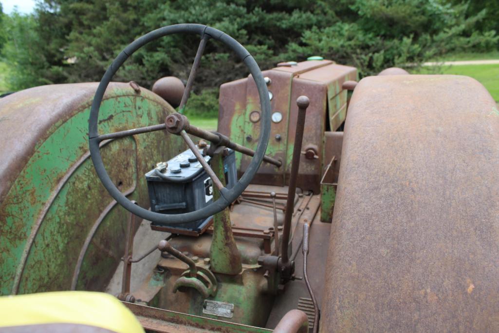 1947 JD D, 16.9-30 Rears, Electric Start, PTO, PowrTrol, All New Tires, SN- 172060