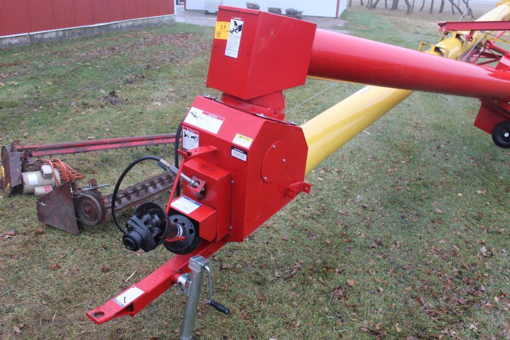 WESTFIELD MK 100-71' SWING HOPPER AUGER, LOW PRO, HYD LIFT, FRONT PTO, BOUGHT NEW, LIKE NEW