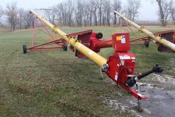 WESTFIELD MK 100-71' SWING HOPPER AUGER, LOW PRO, HYD LIFT, FRONT PTO, BOUGHT NEW, LIKE NEW