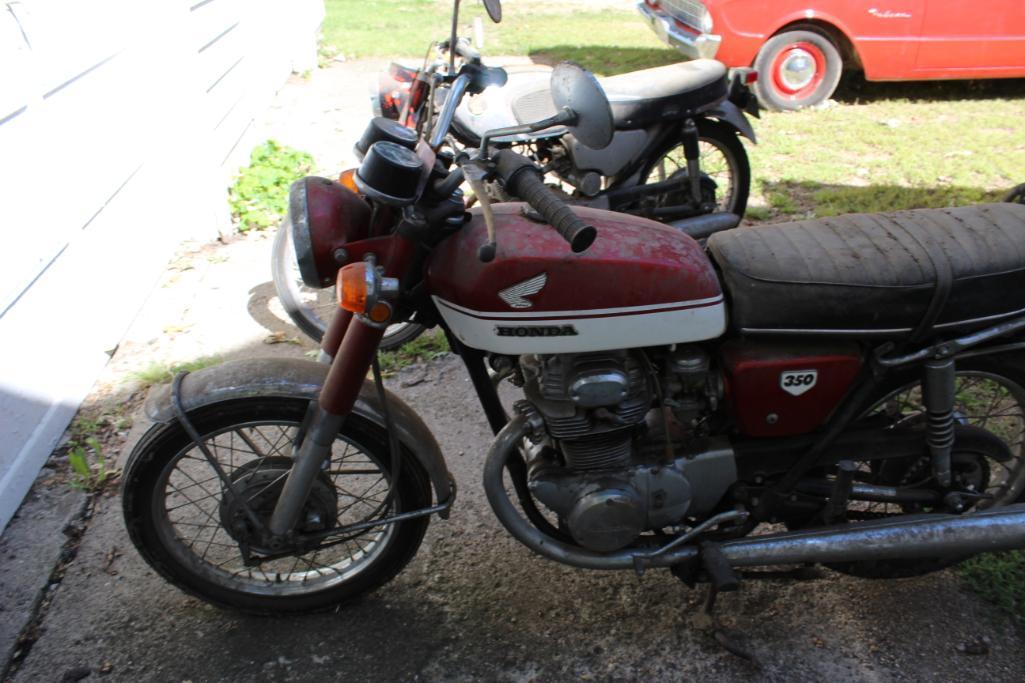 ***1970 Honda 350, 18380 Miles Showing, VIN- CB350-2020368, CB350E2028549