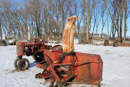 8' SCHWEISS DOUBLE AUGER SNOWBLOWER, 3PT, 540 PTO, HYD SPOUT