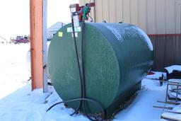 1000 GALLON DIESEL BARREL, TUTHILL PUMP