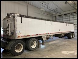 *** 2009 WILSON DWH-500 PACESETTER GRAIN TRAILER, 41' X 66" AG HOPPER, 11R22.5 ON ALUM,