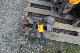 (2) Front Pole Hitches for Semi Tractor and 4" Vise