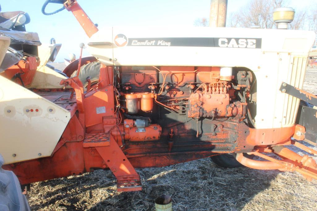 1967 CASE 930 COMFORT KING TRACTOR, DIESEL, OPEN STATION, 2 HYD, PTO, 3PT, 14.9-38'S, ROCK BOX,