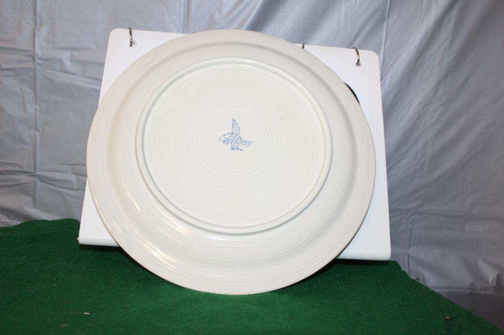 (2) BOXES OF RED WING DINNERWARE, ORLEANS PATTERN 31 PIECES, INCOMPLETE SET WITH SOME SERVING PIECES