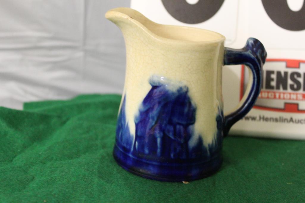 SLEEPY EYE CREAM PITCHER, APPROX. 4"