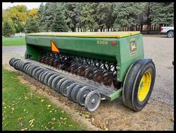 JOHN DEERE 8300 END WHEEL DRILL, 13' 6" SPACING, HYD CYLINDER, PRESS WHEELS,