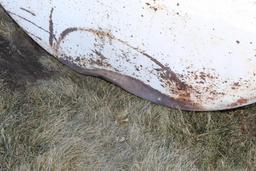 500 GALLON FUEL BARREL, NO PUMP, WAS USED FOR WASTE OIL, APPROX ABOUT 75 GALLONS IN TANK