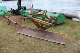 KEWANEE 8' 3PT YARD BLADE, MANUAL TURN