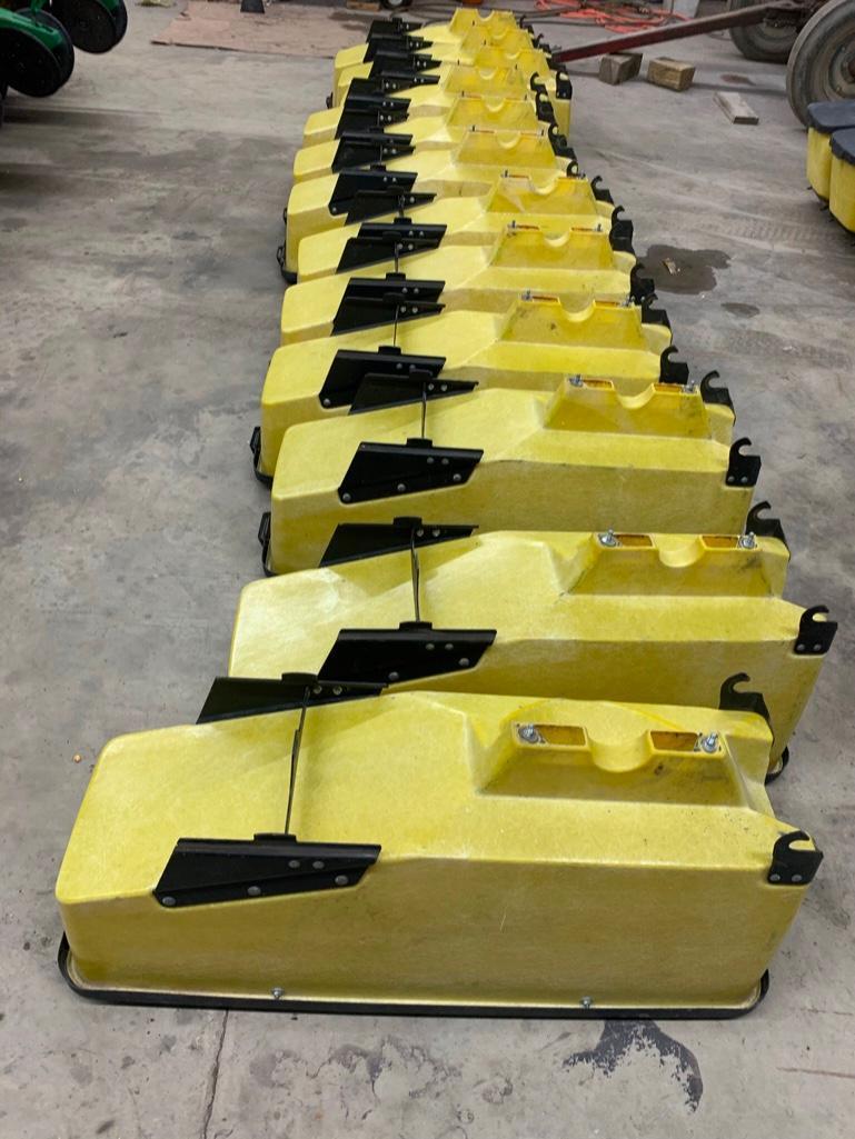 3BU Fiberglass John Deere Planter Boxes with Lids