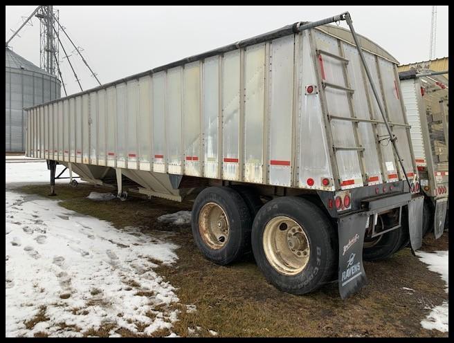 ***1989 Merritt Hopper Trailer, 42' Roll Tarp, Spring Ride,